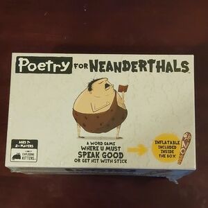 Poetry for Neanderthals Card Game by - White